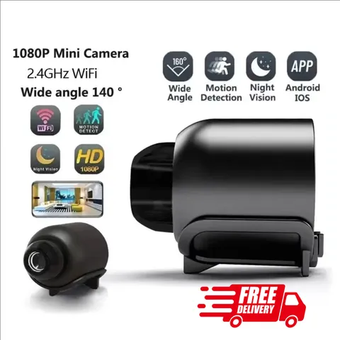 1080P Mini WiFi Camera Wireless HD Night Vision Motion Detection Portable