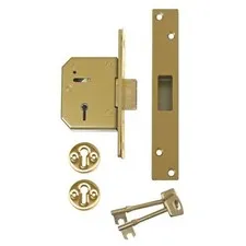 CHUBB / Union  3G115 High Security Mortise Deadbolt Polished Brass Finish