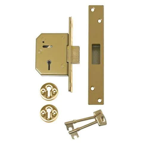 CHUBB / Union  3G115 High Security Mortise Deadbolt Polished Brass Finish