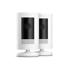 BRAND NEW- Ring Stick Up Cam Wireless Indoor/Outdoor Camera- 2 Pack White