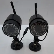 Wireless Cameras Model WLC-102, CM-918T. Without Shrouds. Lot Of 2 UNTESTED