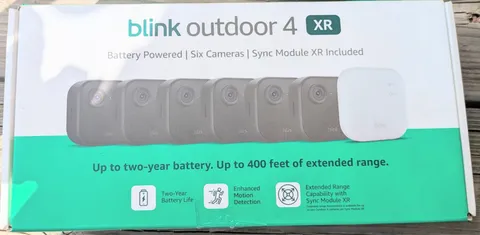 Blink Outdoor 4 XR 6 Camera System with Extended 400ft  Security Coverage 