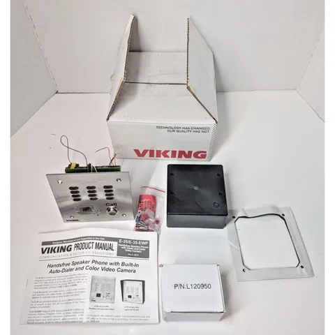 Viking E-35-EWP Stainless Steel Video Entry Phone Handsfree Weather Resistant