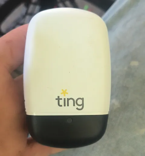 Ting Whisker Labs Plug-In Wi-Fi Sensor, Alexa Compatible Alarm White/Black