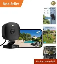 Weatherproof Outdoor Security Camera with Motion Activated Spotlight