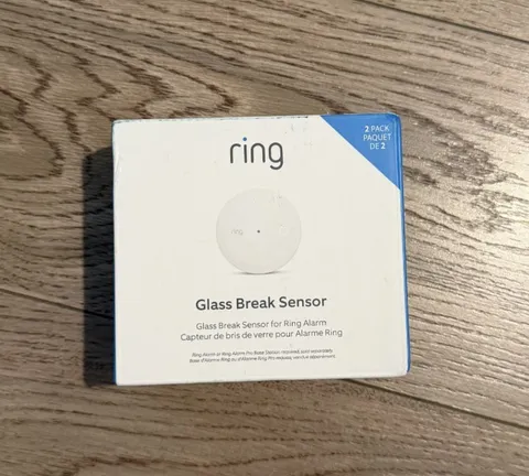 Ring Alarm Glass Break Sensor 2-Pack White Brand New Factory Sealed