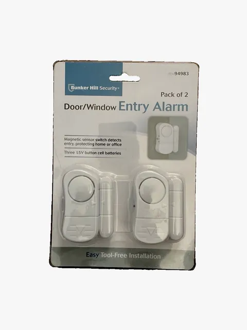 Bunker Hill Security Door / Window Entry Alarm Pack of 2 Item 94983, New