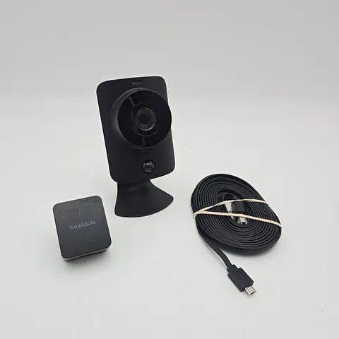 SimpliSafe Indoor Camera Wi-Fi HD Security Camera SSCM1 + Wall Charger + cord !!