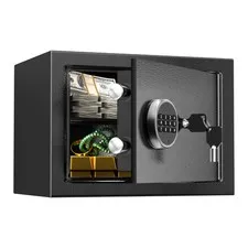 Safe,0.8 Cubic Feet Safe Box,Anti-Theft Digital Security Lock Box with Electr...