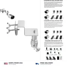 Tonton Stainless Steel Gutter Mount Compatible with eufy Security SoloCam S22...