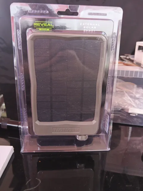 Tactacam Solar Panel for Cellular Security Camera Reveal  EXT-V1