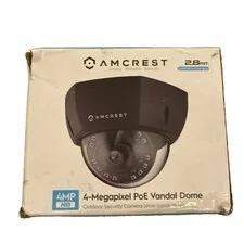 Amcrest 4MP Outdoor PoE IP Camera Vandal Dome HD Security Camera 2.8MM