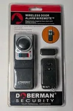 NOS Doberman Security Wireless Door Alarm with Remote P/N SE-0119