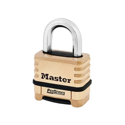 Master Lock 1175D Proseries Brass 4 Number Lock 57mm
