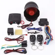 Qiilu Car Security Alarm System Shock Sensor Universal Car Alarm Security