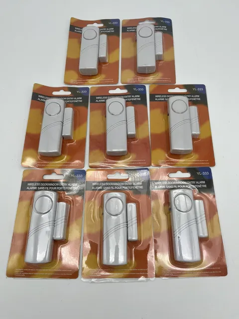 8 WIRELESS Battery Home WINDOW or DOOR Burglar Security ALARMS Magnetic Sensors