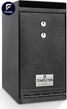 T13 Dual Key Lock Depository Drop Safe Needs Two Keys to Open Two-Person Integ