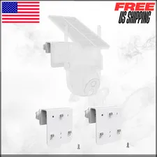 Gutter Mount For AOSU Solar Security Cameras ANSQUE Outdoor Wireless White 2PK