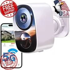 HITELLARCAM 2K Wireless Outdoor Camera White 2.4G/5G