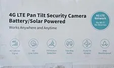 4G LTE Pan Tilt Solar Security Camera Battery Powered