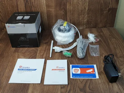 Ctronics CTIPC-530C PTZ Wifi Outdoor Indoor Security Camera 4MP 2K - Open Box