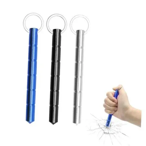 Self Defense Keychain for Women - Emergency Glass Breaker, Personal Security