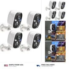 GMK 4 Pack Cameras System, Security Cameras Wireless Outdoor, 2K Video | Moti...