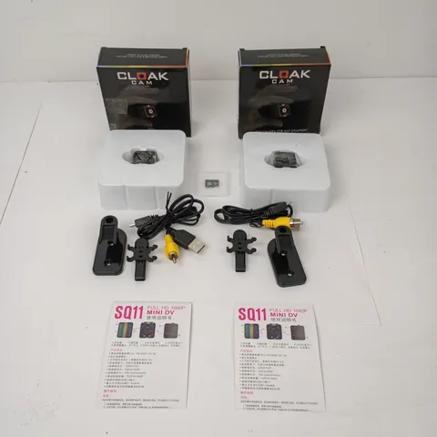 2 CLOAK CAMs The Camera for Any Situation 1080P camera (Full HD) Indoor/Outdoor