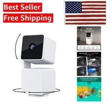 Advanced Cam Pan v3 Security Camera with AI Motion Tracking & Color Night Vision