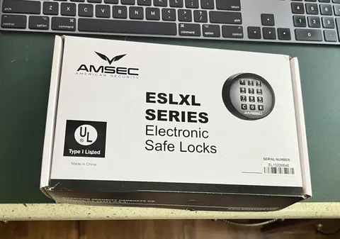 Amsec ESL10XL - American Security - Electronic Safe Lock Kit - Brass