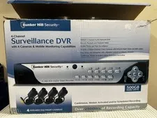 Bunker Hill Security 4-Channel 4-Camera Surveillance DVR Model 68332 (Open Box)