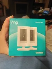 Ring Stick Up Cam Battery Wireless Outdoor/Indoor White 2-Pack NEW With Batterys