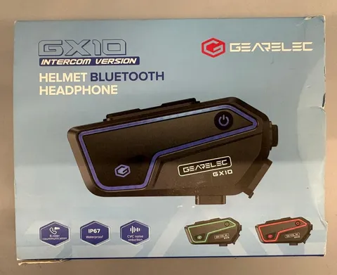 Motorcycle Intercom Helmet Bluetooth Headset 10 Riders 2km MOTO Communicator
