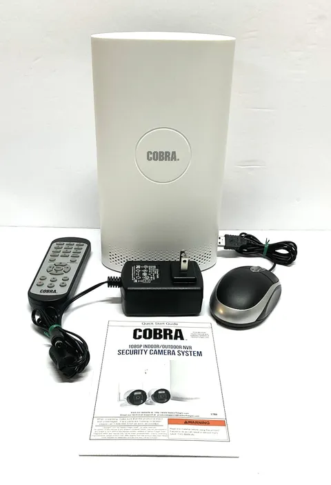 COBRA 8 Channel 1080p NVR Wireless Security System With Remote No Camera's