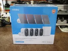AOSU 2K Solar Security Cameras Wireless Outdoor, 4 Solar Camera for Home