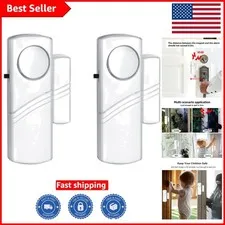 Magnetic Sensor Security Alarm for Doors and Windows - 2 Pack, Durable & Loud