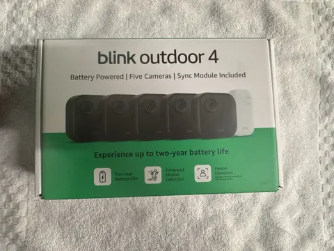 Blink Outdoor 4 (2025) - 5-Camera Security System w/ Sync Module Core - New