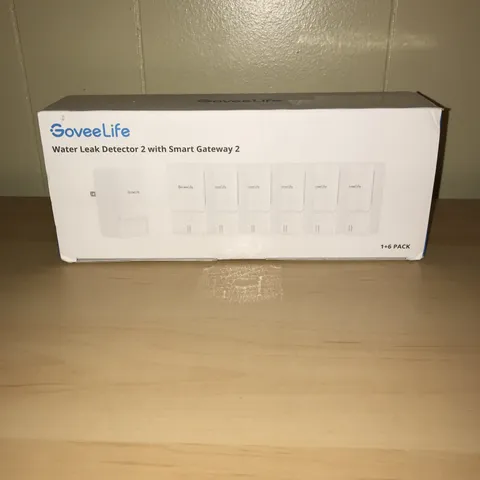 GoveeLife Wi-Fi Smart Gateway 2 w/ Water Leak Detector 2 (1+6 Pack)H5043 + H5058