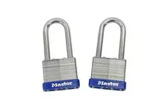 Master Lock Combination Padlock PN L179H Silver Steel Long Shackle L179H