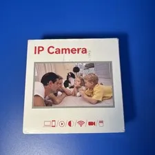 Wireless WiFi IP/Network Indoor Surveillance Camera, Color Mode, Black