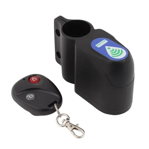 Bike Bicycle Super Loud Wireless Remote Control Anti-theft Lock Vibration Alarm.