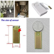 120db Water Leak Alarm Flood Level Overflow Detector Sensor Home Security Alert
