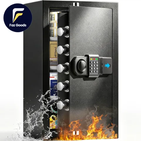6.5 Cuft Large Safe Fireproof Waterproof 1800°F Fire Protection for 35 Mins