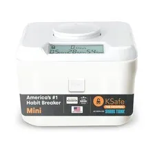 Time Lock Safe - Phone Safe Box with Timer, Timed Lock Box for Snacks & Valua...