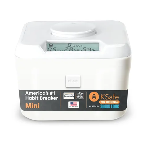 Time Lock Safe - Phone Safe Box with Timer, Timed Lock Box for Snacks & Valua...