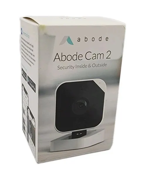 Abode Cam 2 Indoor And Outdoor WiFi Connected Weatherproof Security Camera