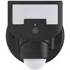 Outdoor Motion Sensor Tracking Floodlight Wifi Security Led Light Camera Black