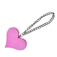 130DB Heart Shape Personal Security Alarm Keychain Emergency Self Defense Siren