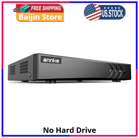 ANNKE H.265+ 8CH DVR for Video Security Camera System 3K Lite Recorder CCTV Kit
