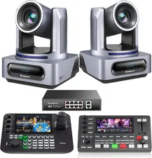 PTZ Bundle/Kits - 20X AI Auto Tracking NDI PTZ Camera(*2) with Sdi/Hdmi/Usb3.0/L